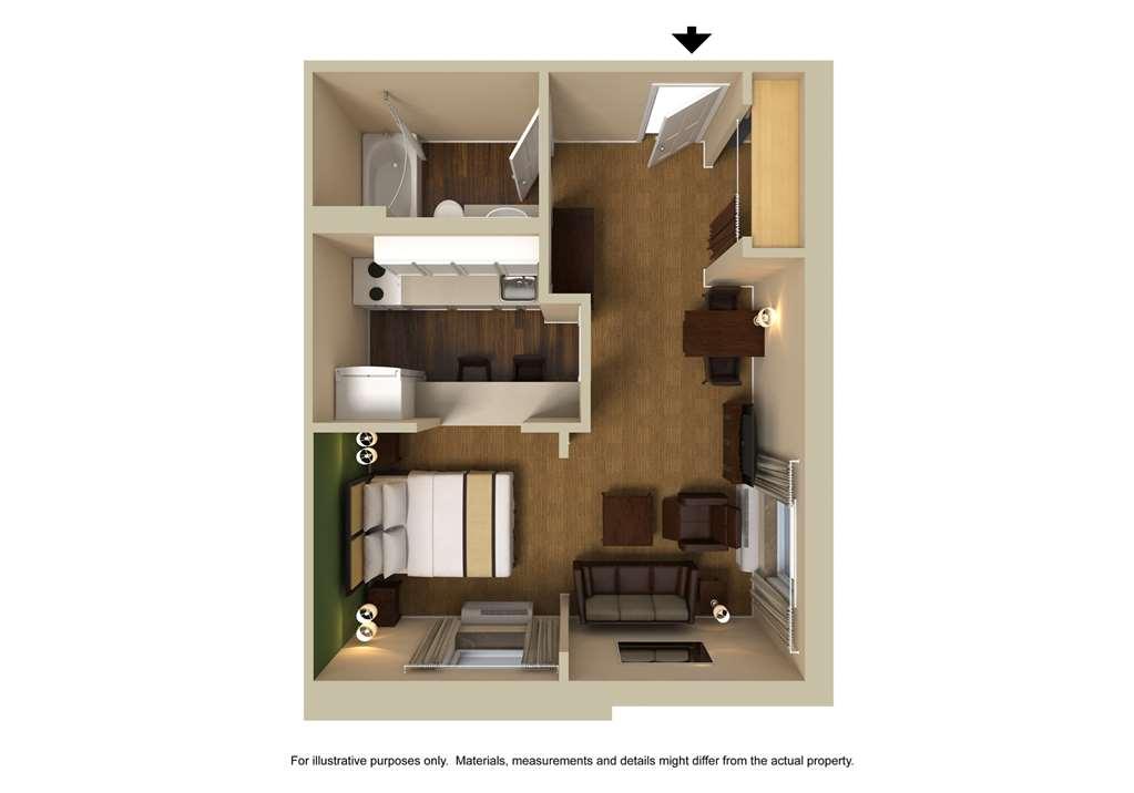 Extended Stay America Suites - Evansville - East Ruang foto